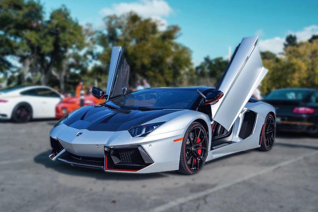1016 Style Carbon Fiber Front Hood - Lamborghini Aventador - Image 5