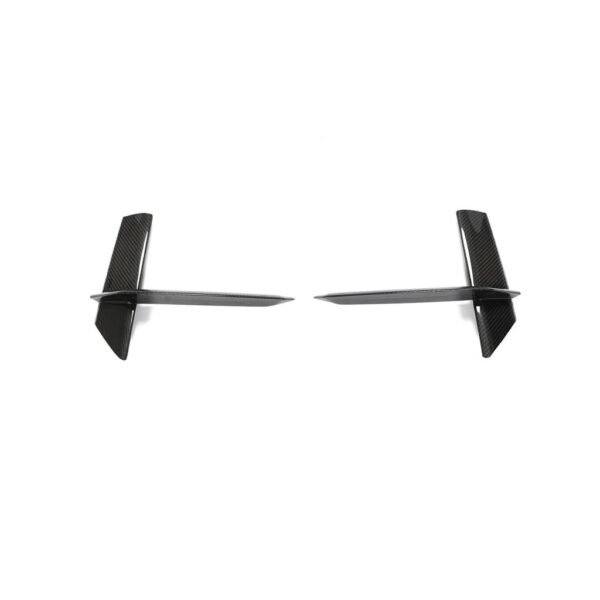 ABT Style Carbon Fiber Front Bumper Air Vent Trims - Audi RS6 / RS7 - Image 3