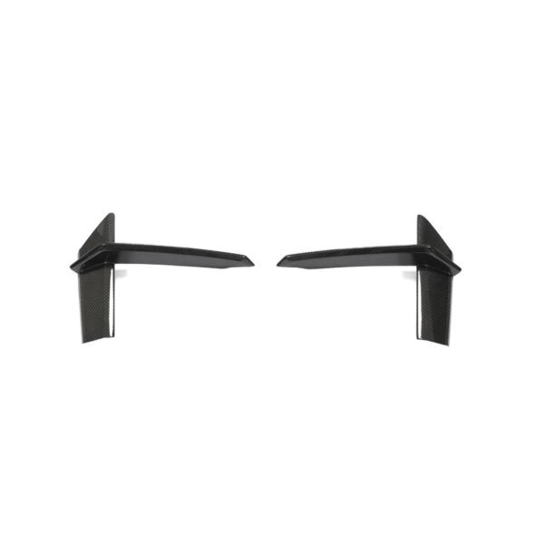 ABT Style Carbon Fiber Front Bumper Air Vent Trims - Audi RS6 / RS7 - Image 4