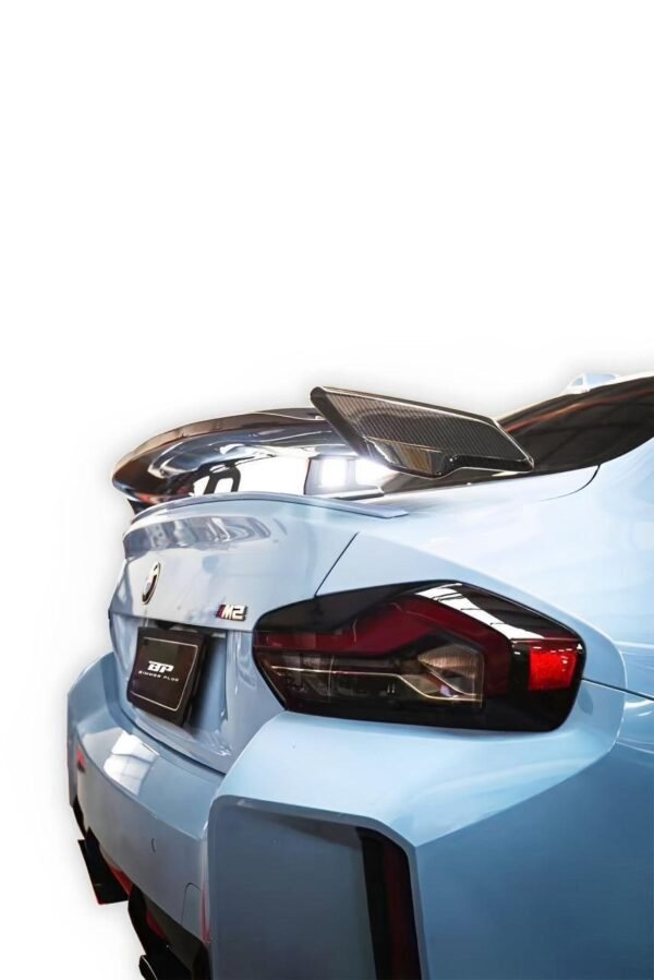 AK Style Carbon Fiber Rear Wing - BMW G87 M2 & G80 M3 & G82 M4 - Image 3