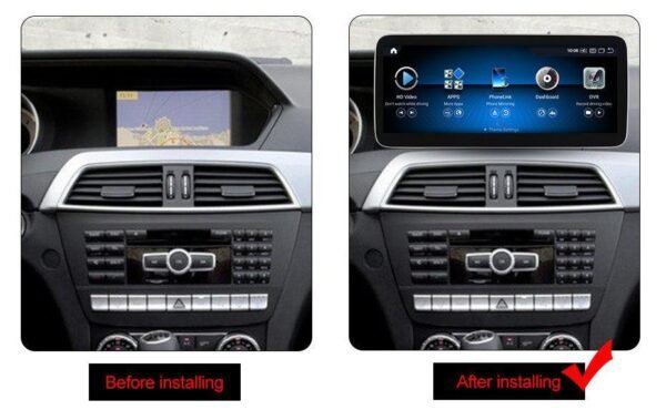 Apple CarPlay & Android Auto Android Screen Upgrade - Mercedes Benz C Class W204/S204 - Image 19