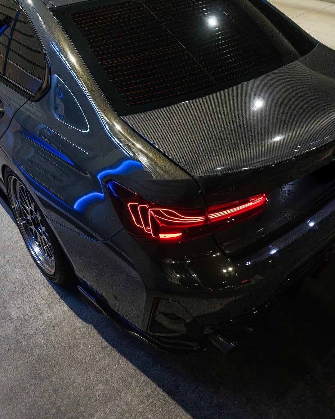 CSL Style Carbon Fiber Rear Trunk - BMW G80 M3 & G20 3 Series - Image 2