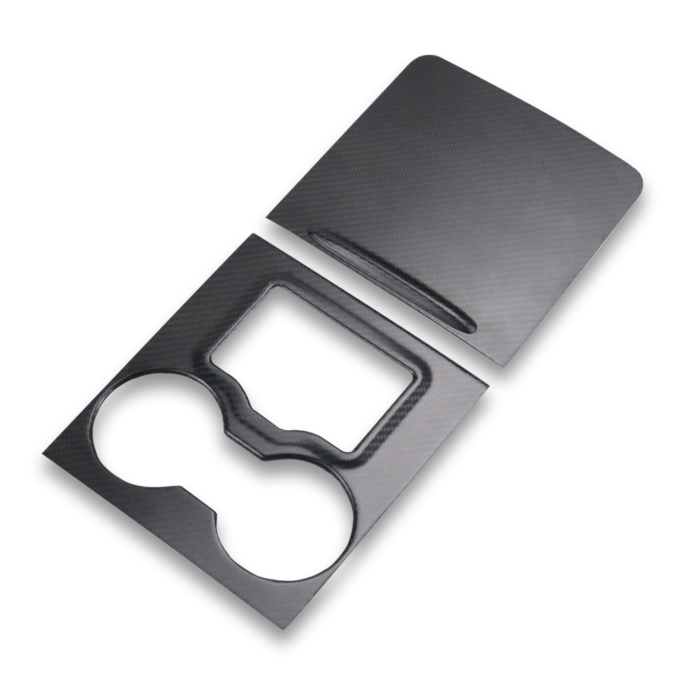 Carbon Fiber Center Console Cover - Tesla Model 3 & Y - Image 2