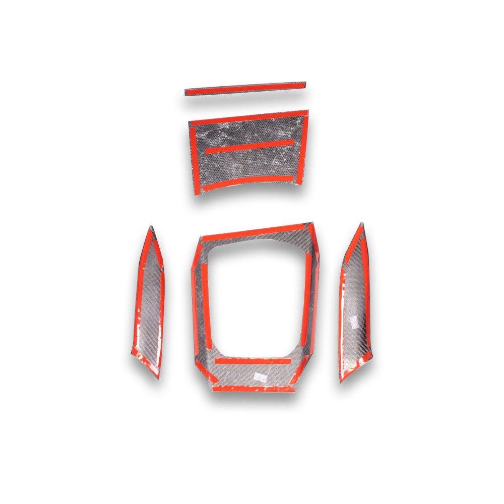 Carbon Fiber Center Console Trim Set - BMW G Chassis - Image 4