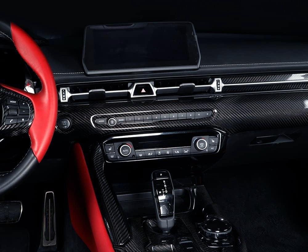 Carbon Fiber Dashboard Long Trim - Toyota A90 Supra - Image 7