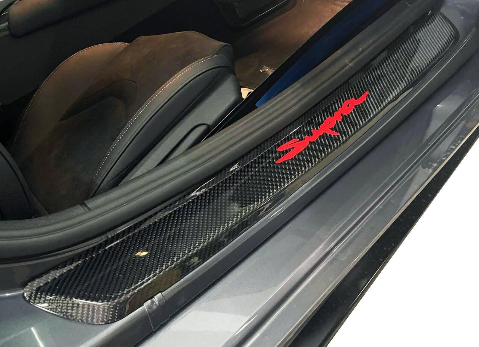 Carbon Fiber Door Sill Covers - Toyota A90 Supra - Image 3