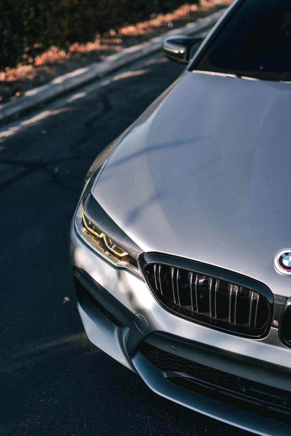 Carbon Fiber Eyelid Headlight Trim - BMW F90 M5 - Image 4