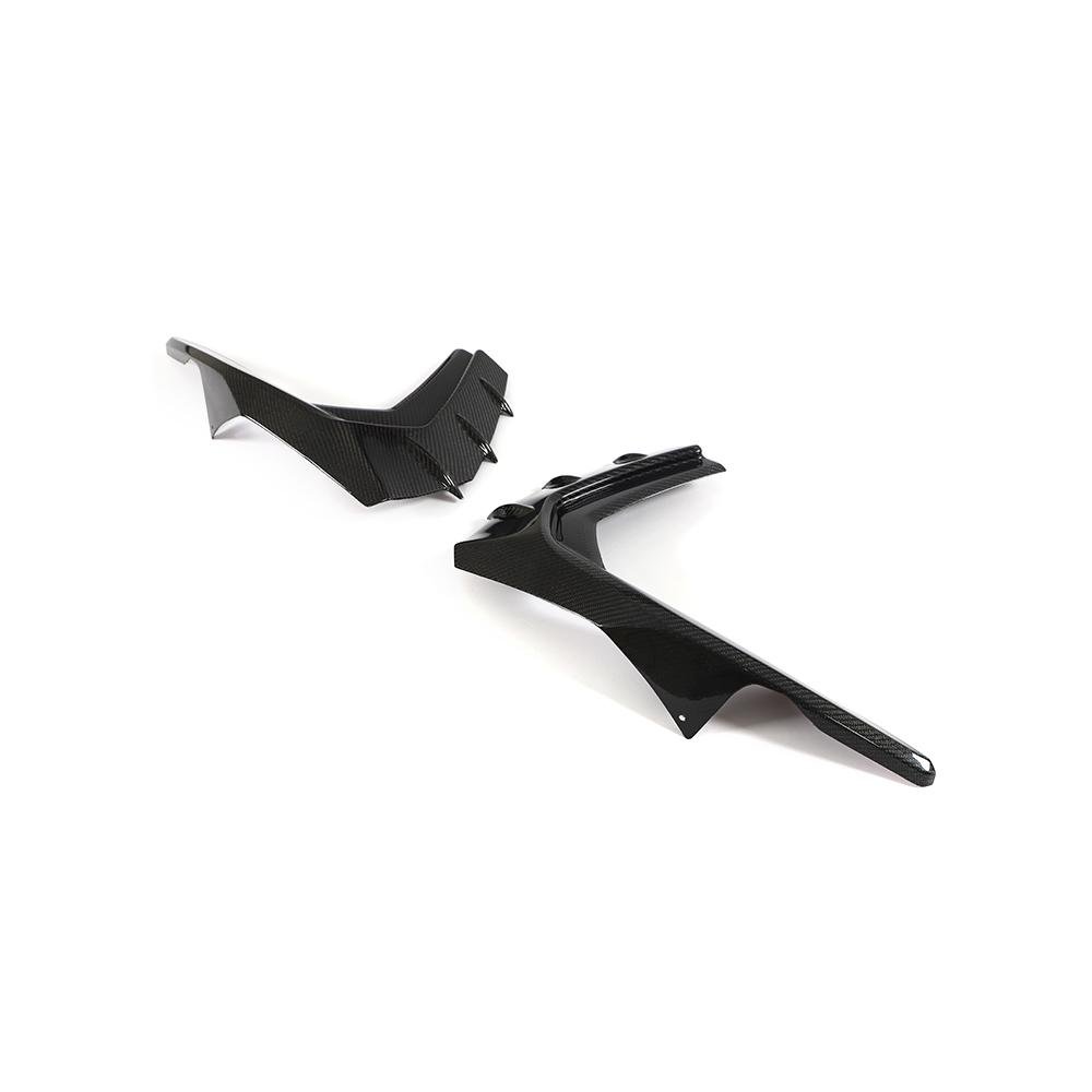 Carbon Fiber Front Bumper Canards - Audi S3 - Image 2