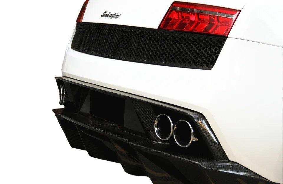 DMC Style Carbon Fiber Rear Diffuser - Lamborghini Gallardo LP550 / LP560 / LP570 - Image 3