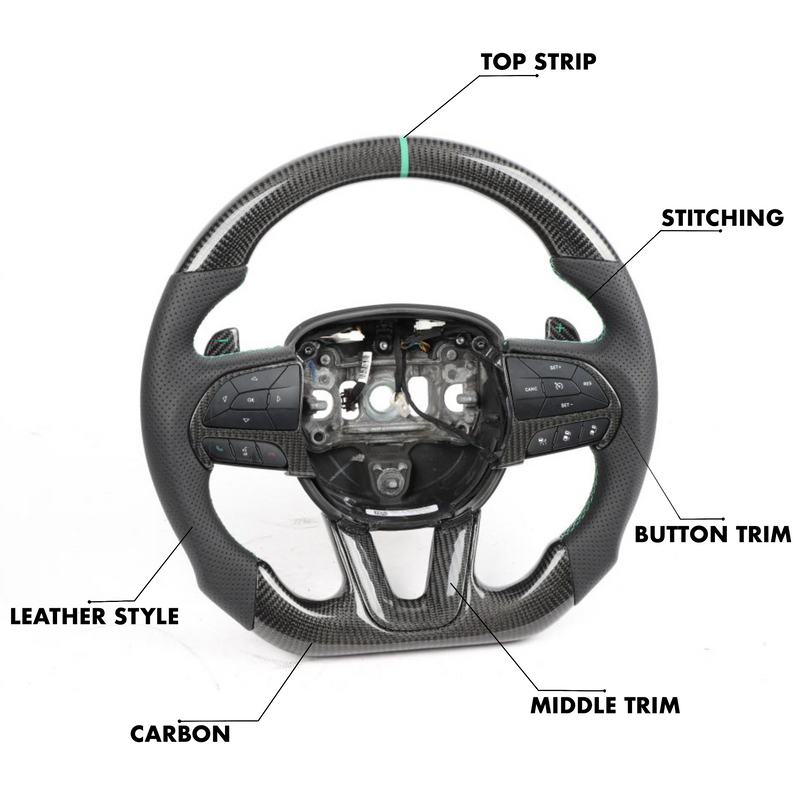 Dodge Durango SRT Style - Full Custom Steering Wheel - Image 2