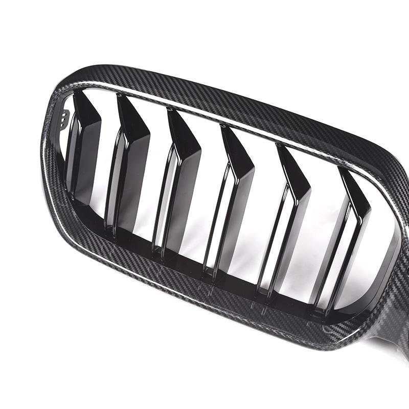 Dual Slat Carbon Fiber Grille - BMW G30 5 Series LCI - Image 4
