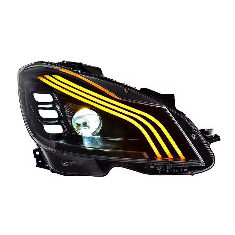 LCI Style LED Headlights - Mercedes Benz W204 C Class LCI - Image 2