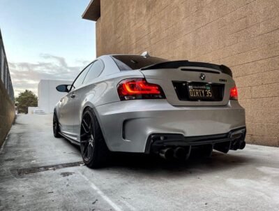 M4 Style Carbon Fiber Trunk Spoiler - BMW E82 1 Series & 1M
