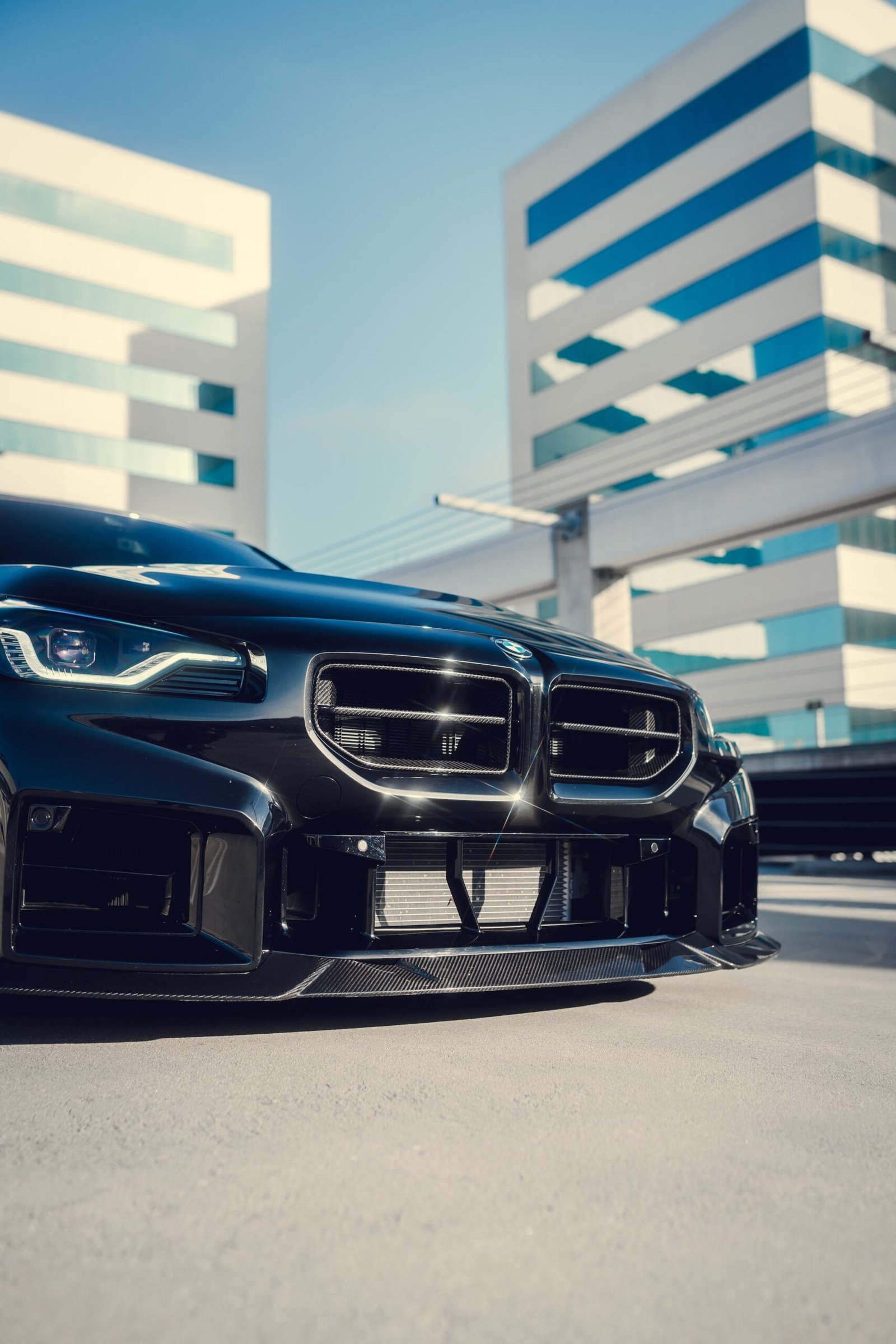 MHC Style Carbon Fiber Front Lip - BMW G87 M2 - Image 4