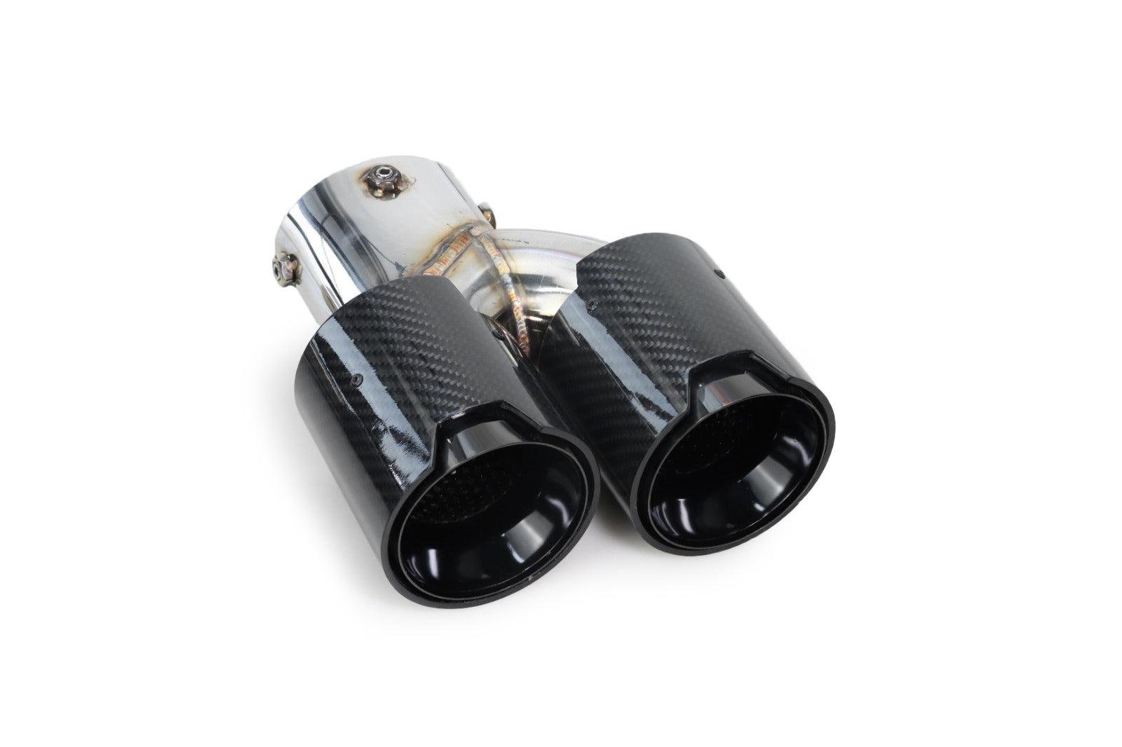 MP Style Carbon Fiber Quad Exhaust Tip Set - BMW G20 3 Series & G22/G23/G26 4 Series - Image 10