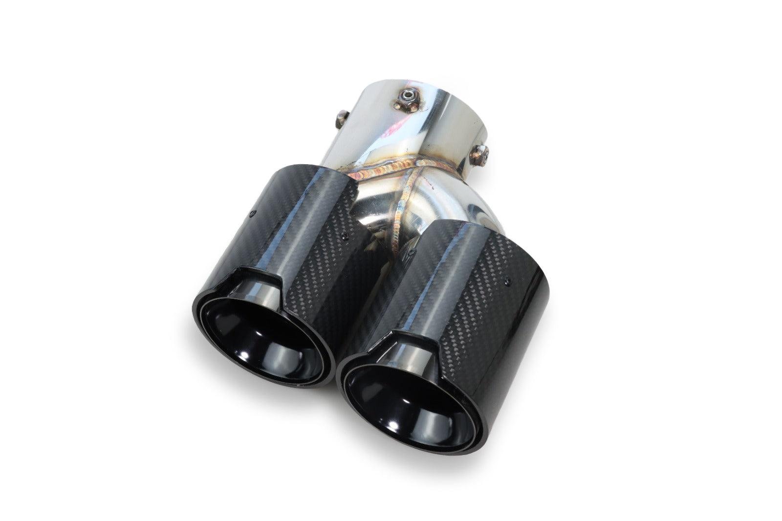 MP Style Carbon Fiber Quad Exhaust Tip Set - BMW G20 3 Series & G22/G23/G26 4 Series - Image 11