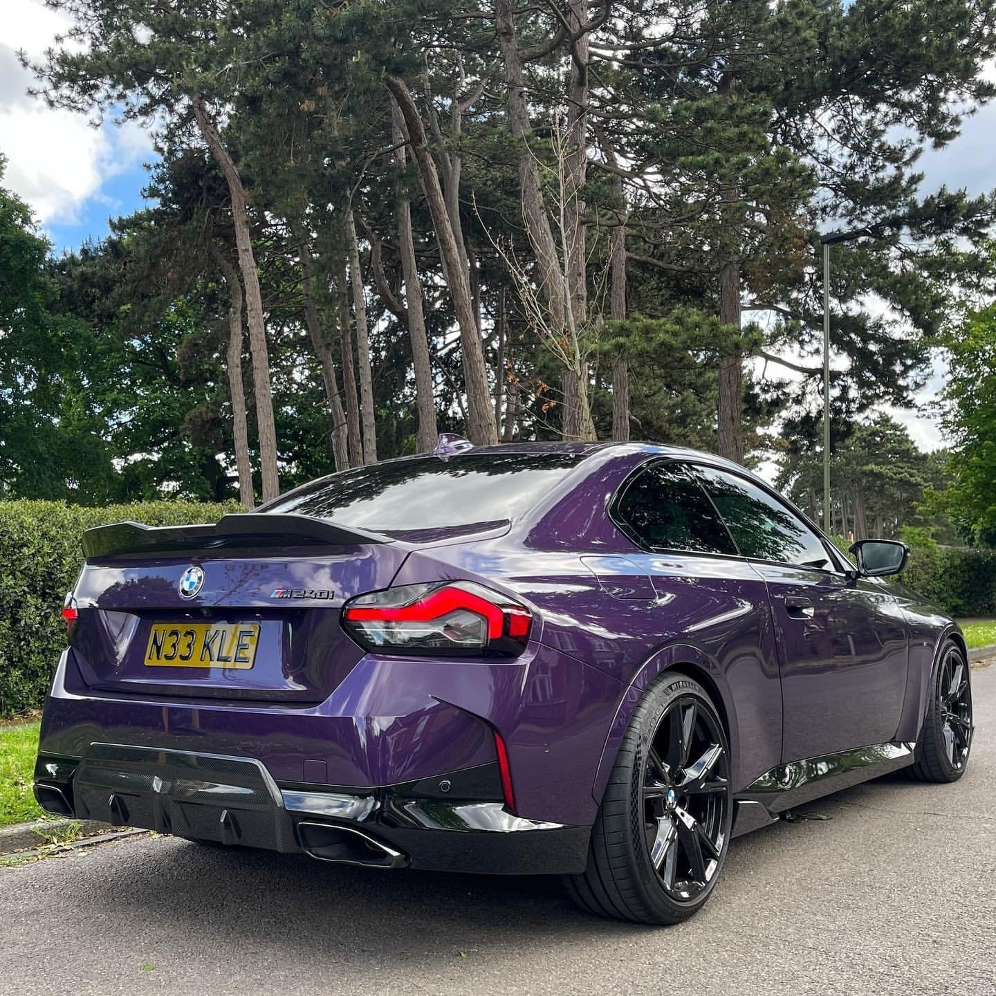 MP Style Carbon Fiber Rear Diffuser - BMW G42 2 Series