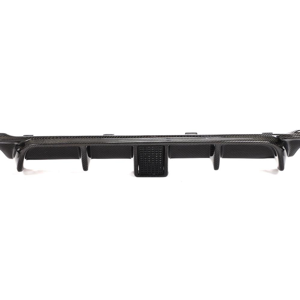 MP Style Carbon Fiber Rear Diffuser w/ Brake Light - BMW F30 3 Series - Image 9