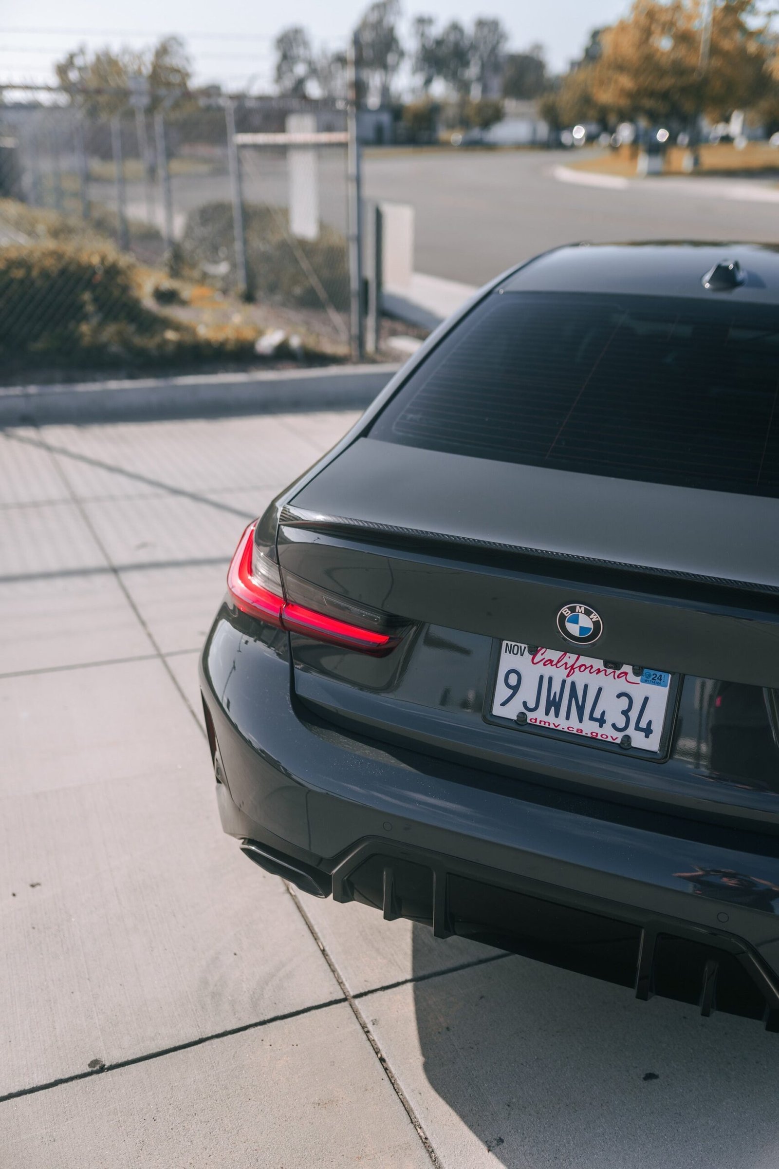 MP Style Carbon Fiber Trunk Spoiler - BMW G80 M3 & G20 3 Series - Image 2