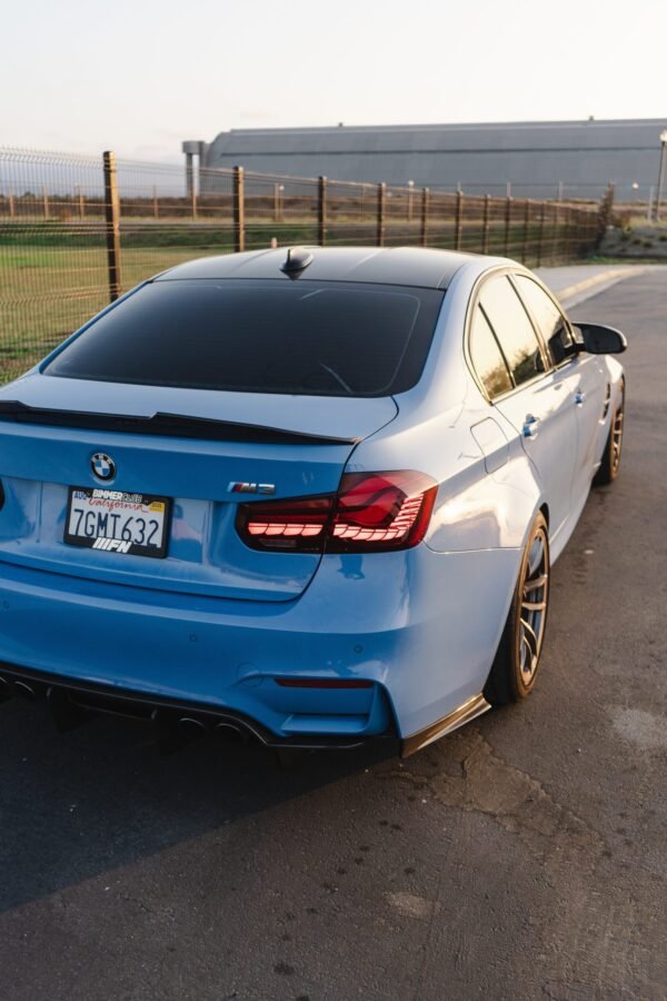 PSM Style High Kick Carbon Fiber Trunk Spoiler - BMW F80 M3 & F30 3 Series - Image 6