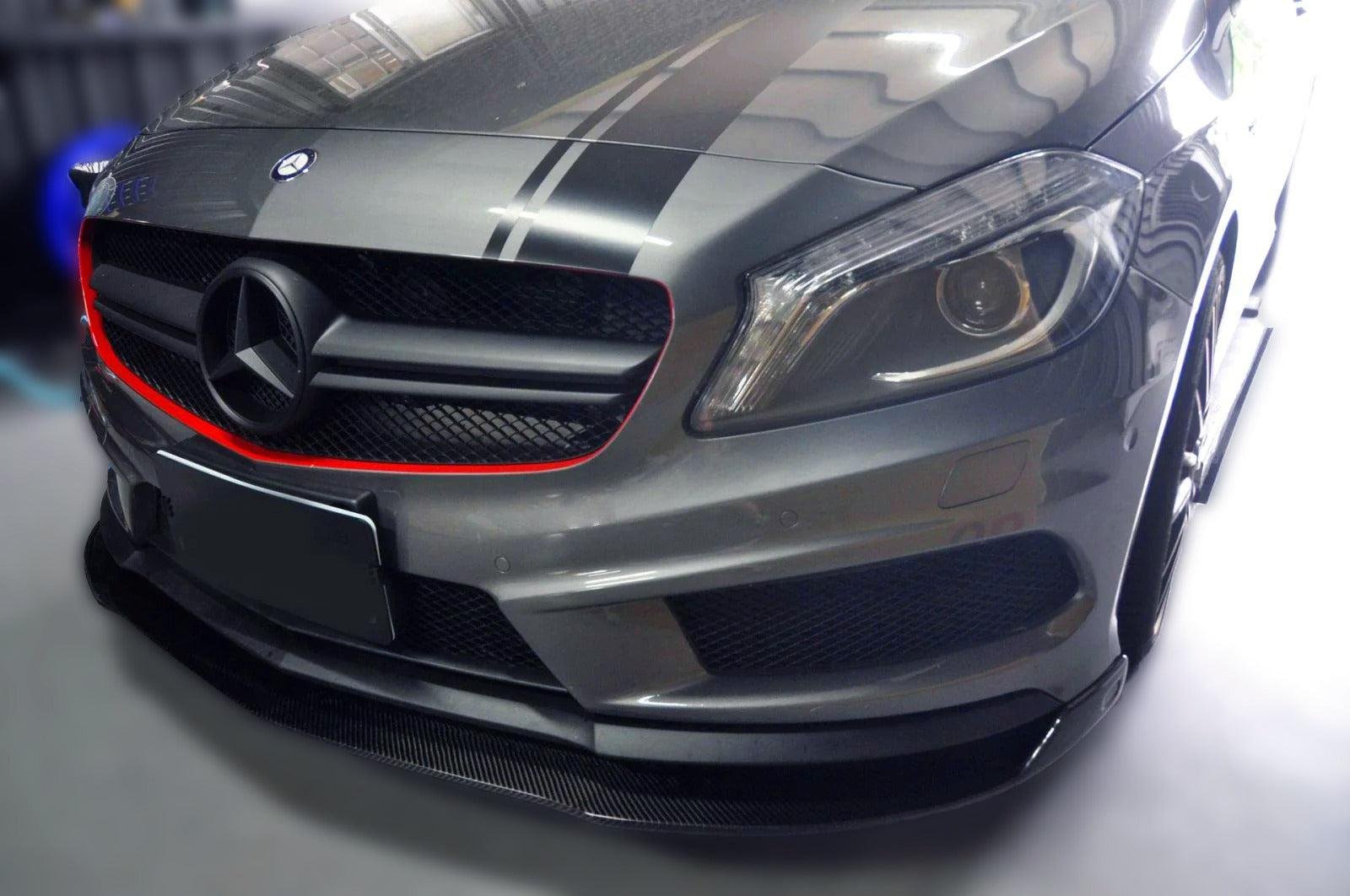 Revoz Style Carbon Fiber Front Lip - Mercedes Benz W176 A45 AMG A-Class - Image 7