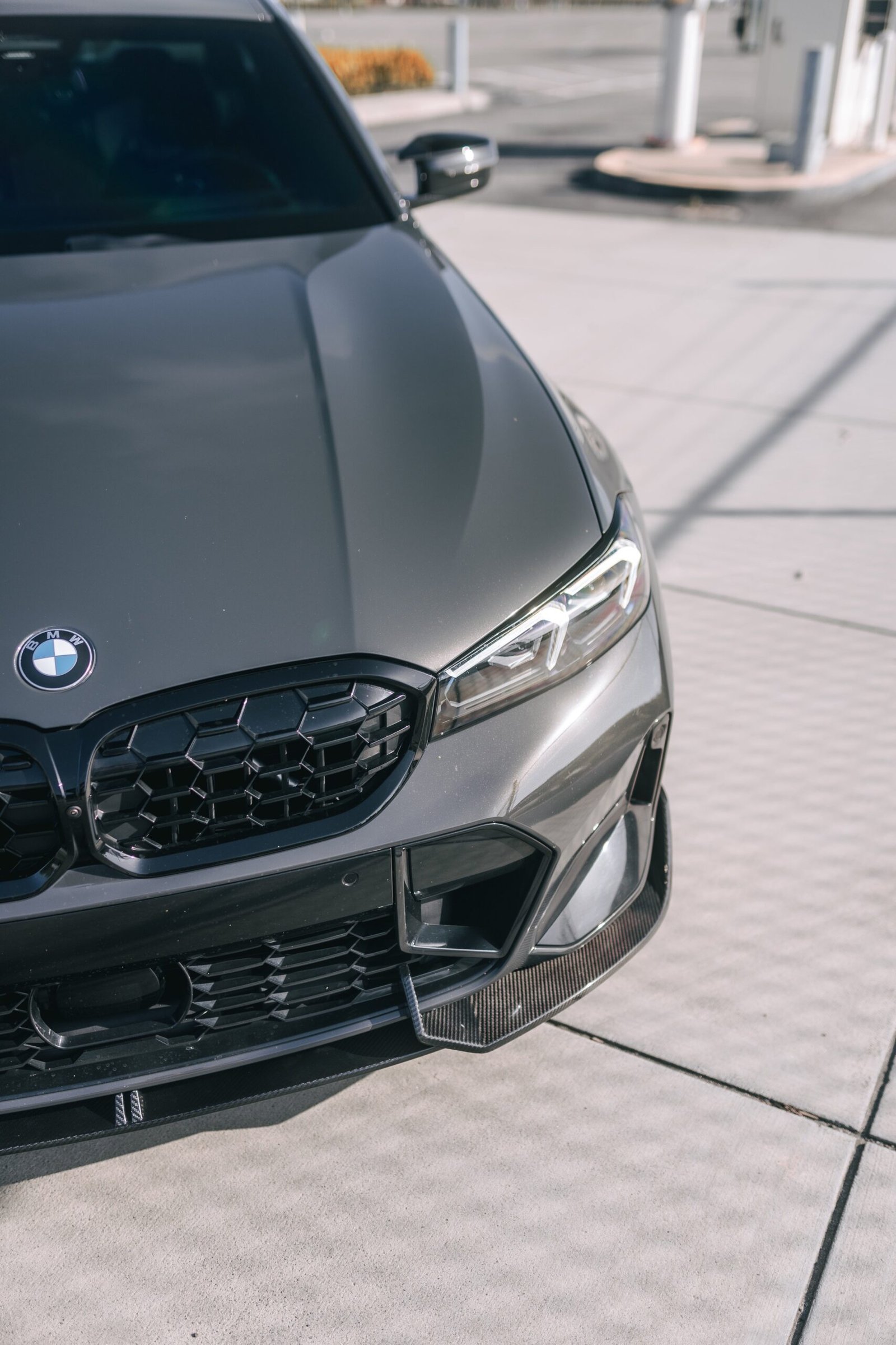 TK Style Carbon Fiber Front Lip - BMW G20 3 Series LCI - Image 3
