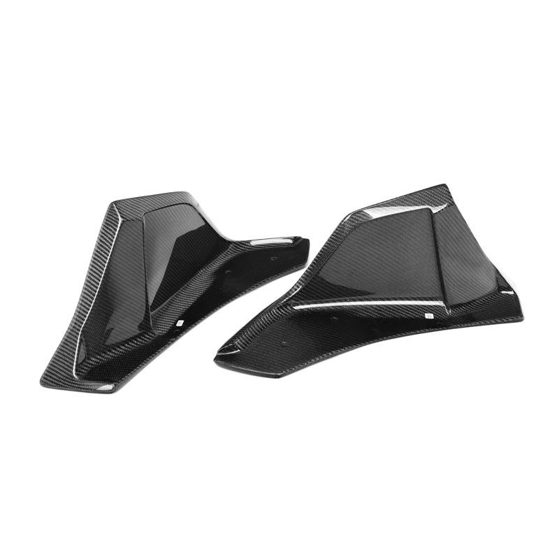 V Style Carbon Fiber Rear Canard Splitters - Toyota A90 Supra - Image 7